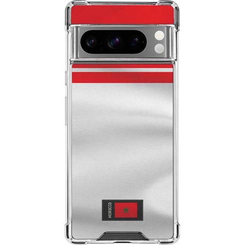 Morocco Soccer Flag Google Pixel 8 Pro Clear Case